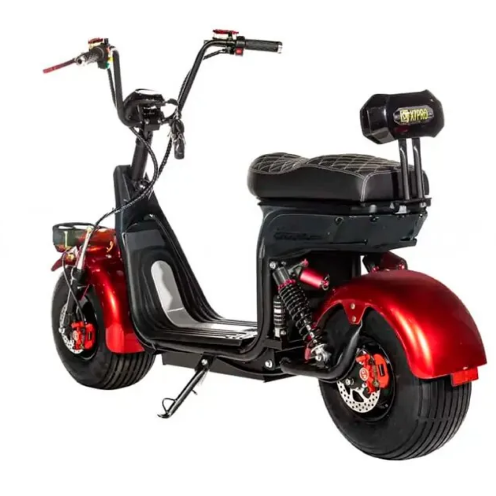 Электроскутер Citycoco GT X7 PRO Красный (2000W) 1 Электроскутер Citycoco GT X7 PRO Красный (2000W) 1