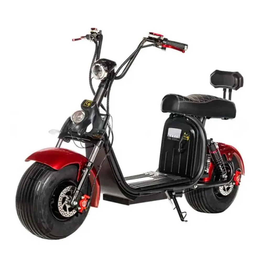 Электроскутер Citycoco GT X7 PRO Красный (2000W) Электроскутер Citycoco GT X7 PRO Красный (2000W)