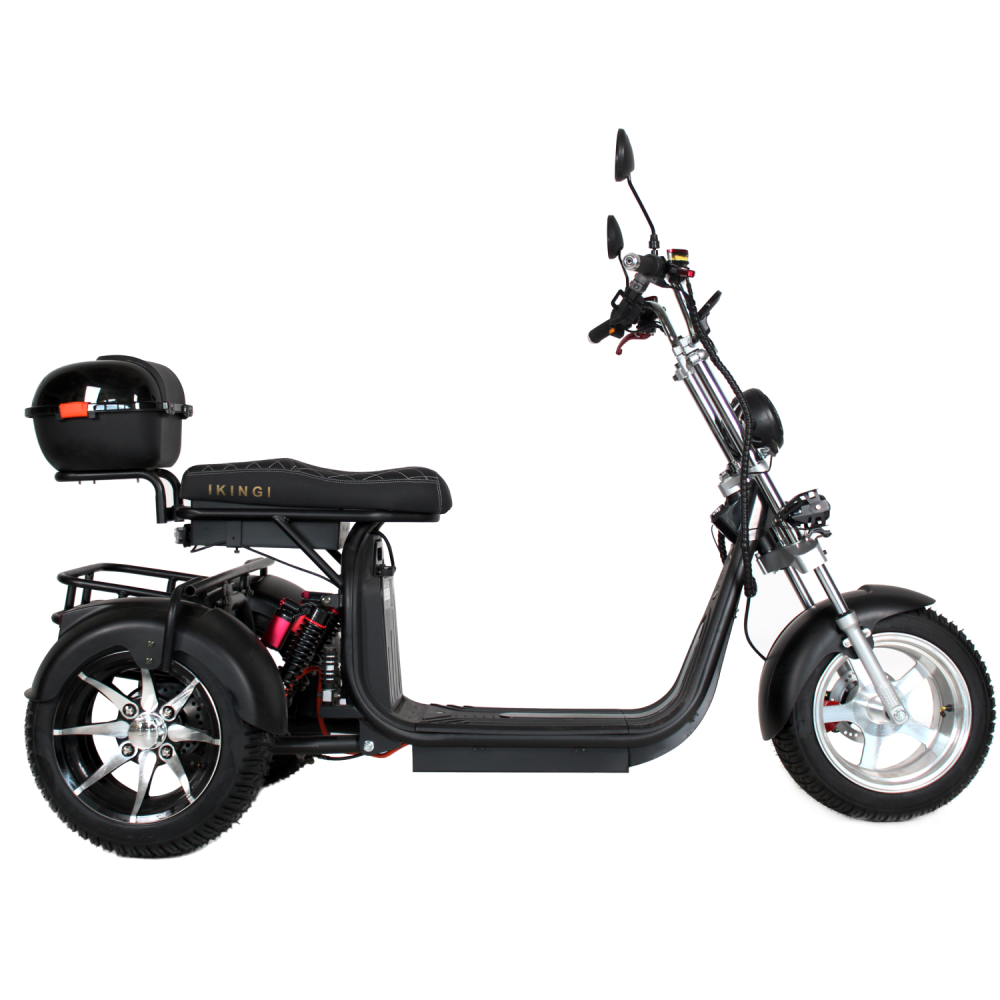 Электроскутер Ikingi X12 PRO Trike черный 5 Электроскутер Ikingi X12 PRO Trike черный 5