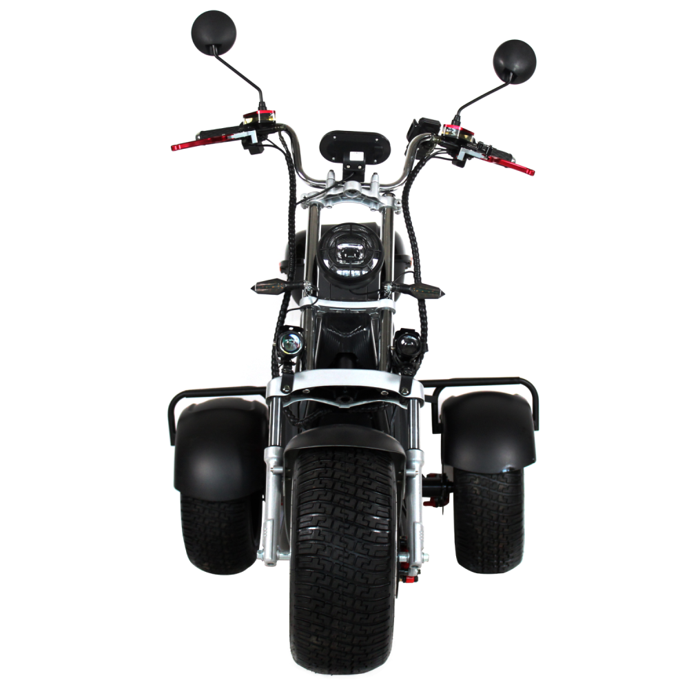 Электроскутер Ikingi X12 PRO Trike черный 7 Электроскутер Ikingi X12 PRO Trike черный 7