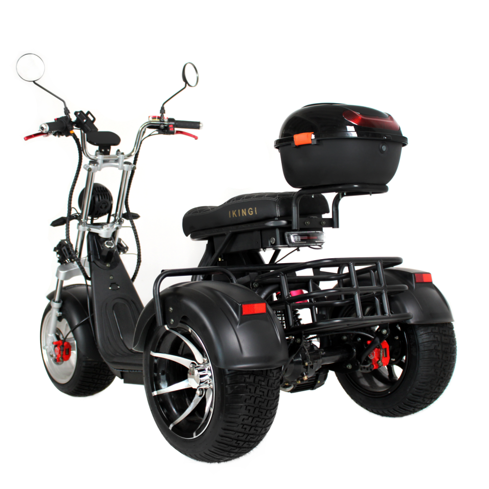 Электроскутер Ikingi X12 PRO Trike черный 2 Электроскутер Ikingi X12 PRO Trike черный 2