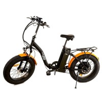 Электровелосипед Elbike Taiga 1 VIP 13 черно-оранжевый