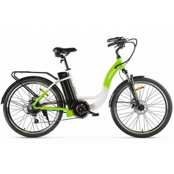 Электровелосипед велогибрид Eltreco White 250W Зеленый