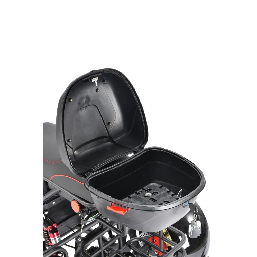 Трехколесный электроскутер WHITE SIBERIA pro 3000W TRIKE+ черный 14